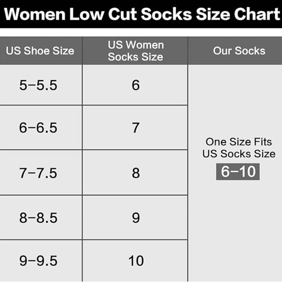 Sunpro 10 Pack Womens Socks Ankle Socks Low Cut Size 6-10 - Picture 7 of 7